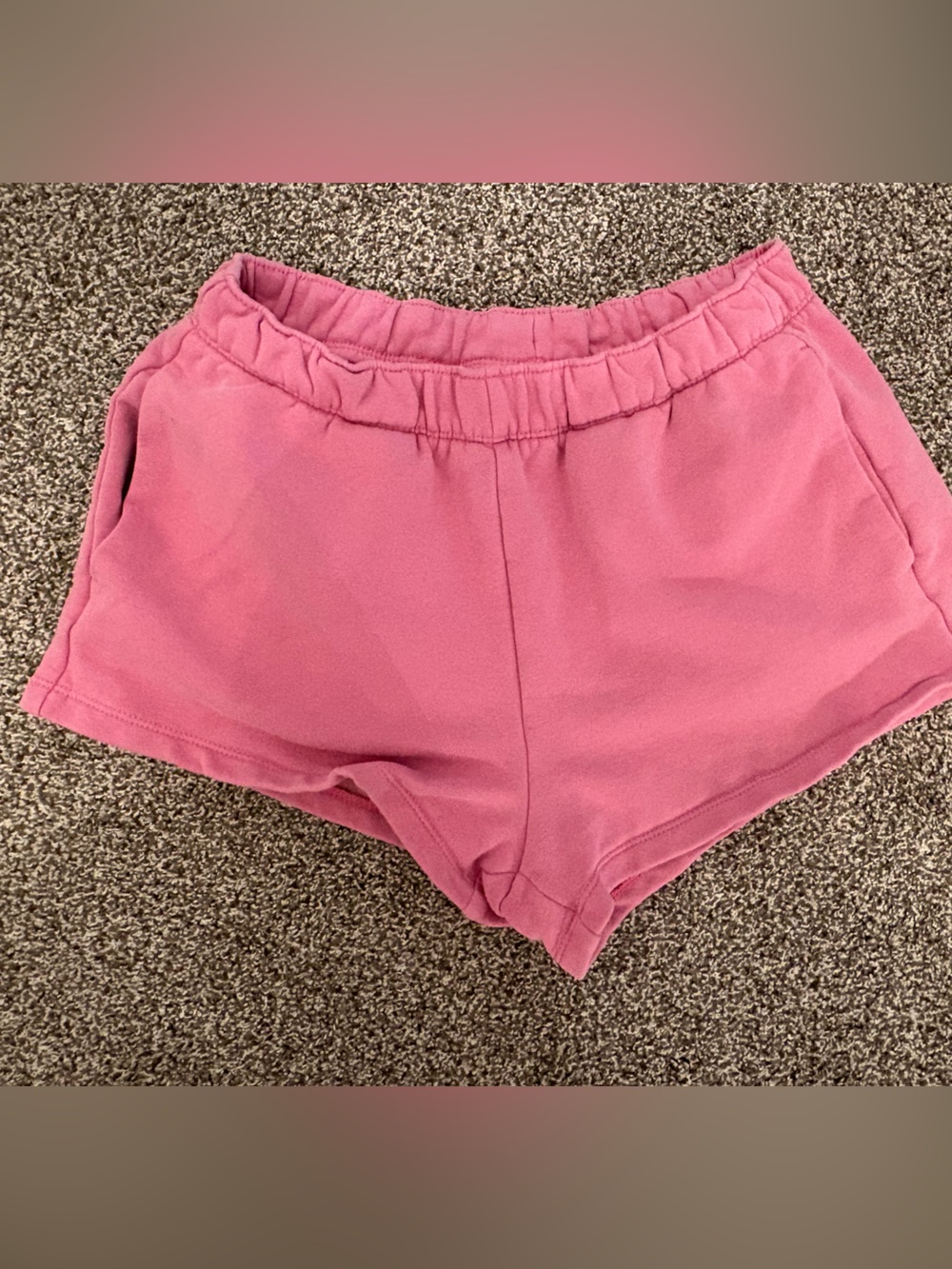 Athleta Girl Pink Girls' Casual Elastic-Waist Shorts